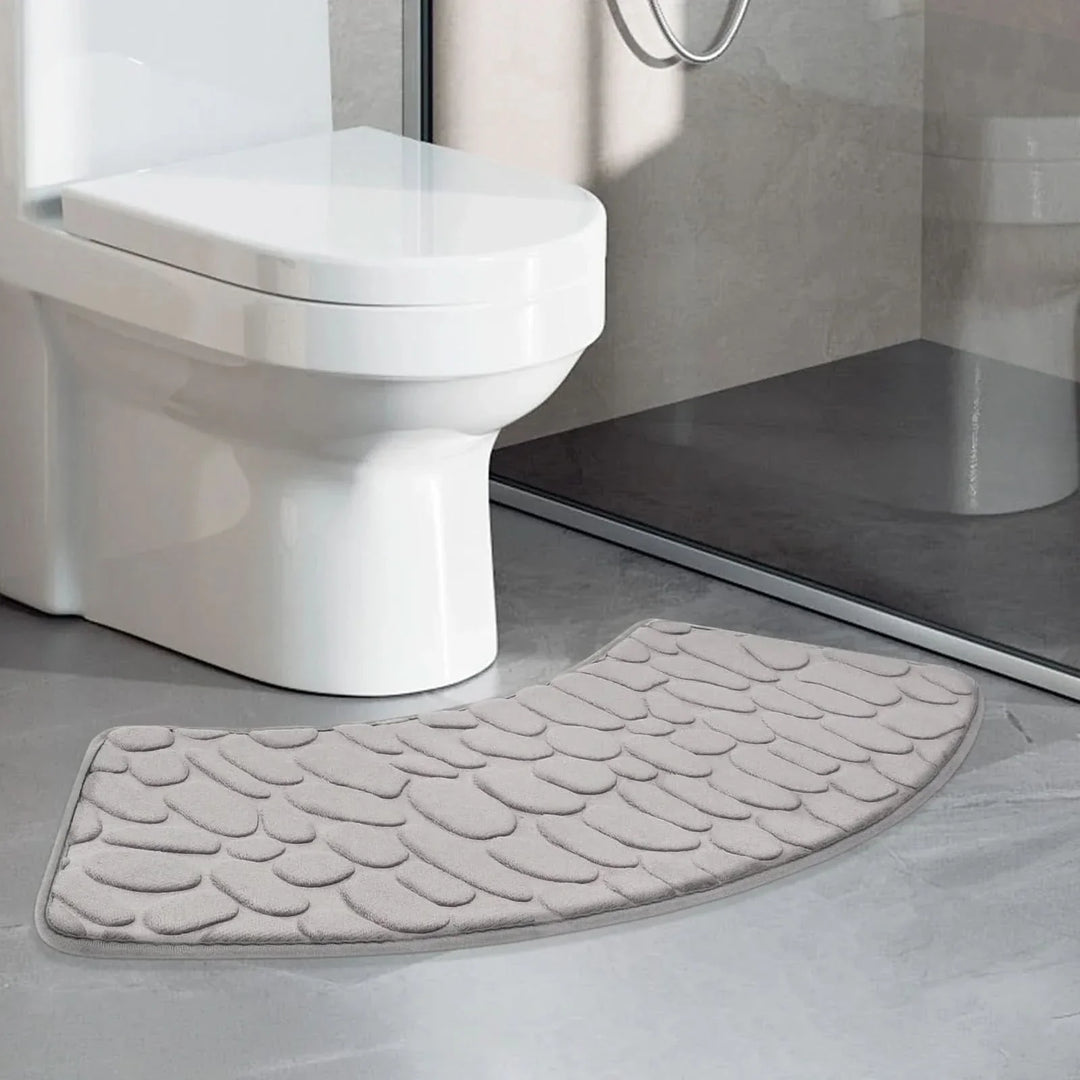 Lisslune | Curved Non-Slip Bathroom Mat with Ergonomic Design