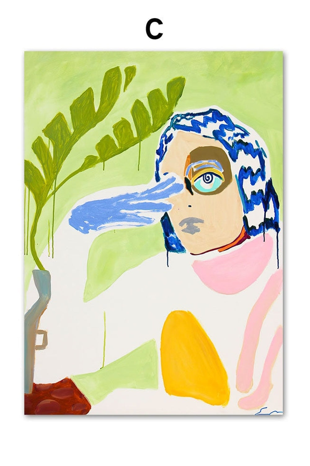 Lisslune | Woman Theme Canvas Poster