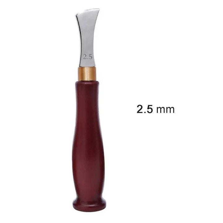 Lisslune | Premium stainless steel leather working tool set with precision edge and wire embedding function