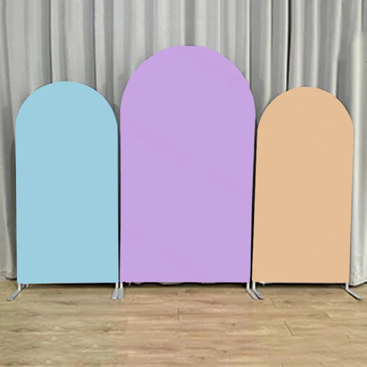 Rynx | 2X1M Arch Background Covers Photography Background Wedding Birthday Party Decoration Double-Sided Elastic Fabric Cover