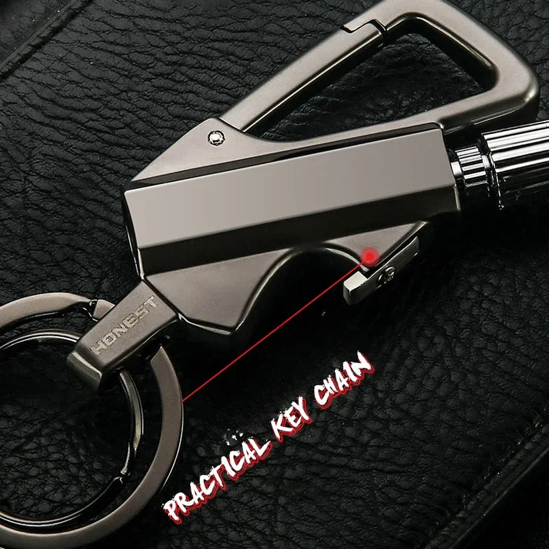 Lisslune | FlareKey – Multifunction Keychain Lighter | Windproof Kerosene Lighter for Outdoor & Everyday Use