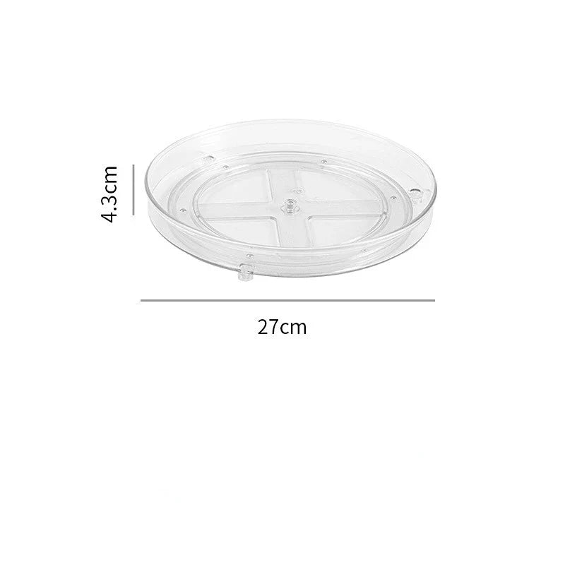 Rynx | Desk Cosmetic Shelf Rotatable Bathroom Shelf Large Capacity Perfume Aromatherapy Skin Care Product Storage Shelf Organizer