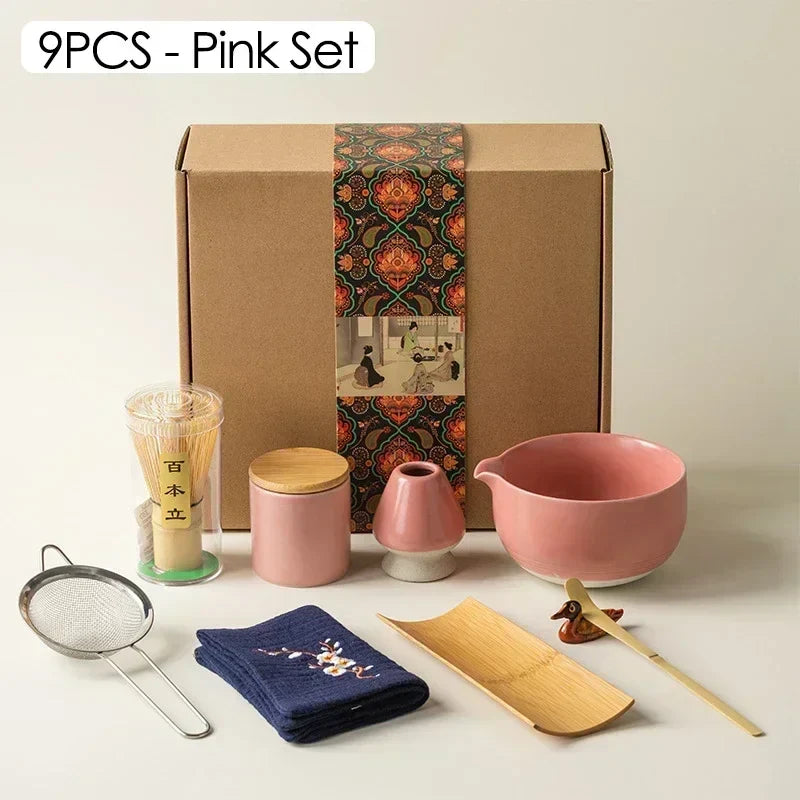 Lisslune | 9-piece Japanese Matcha Tea Set