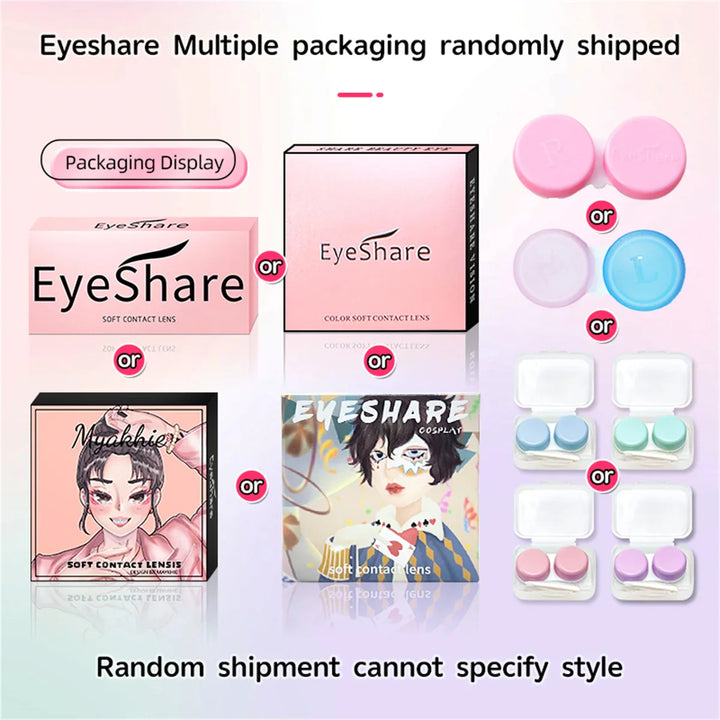 Rynx | 1 Pair purple lenses for eye color contact lenses anime pink lenses blue pupils for eyes Y2K lenses for natural eyes