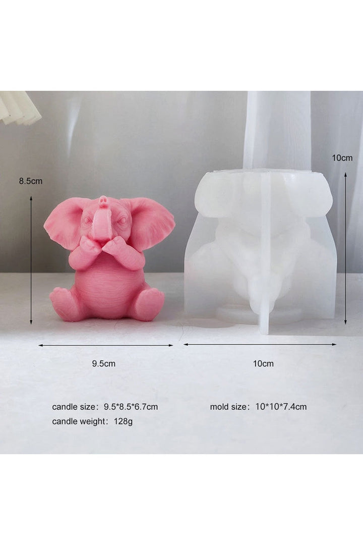 Lisslune | Elephant Candle Shape