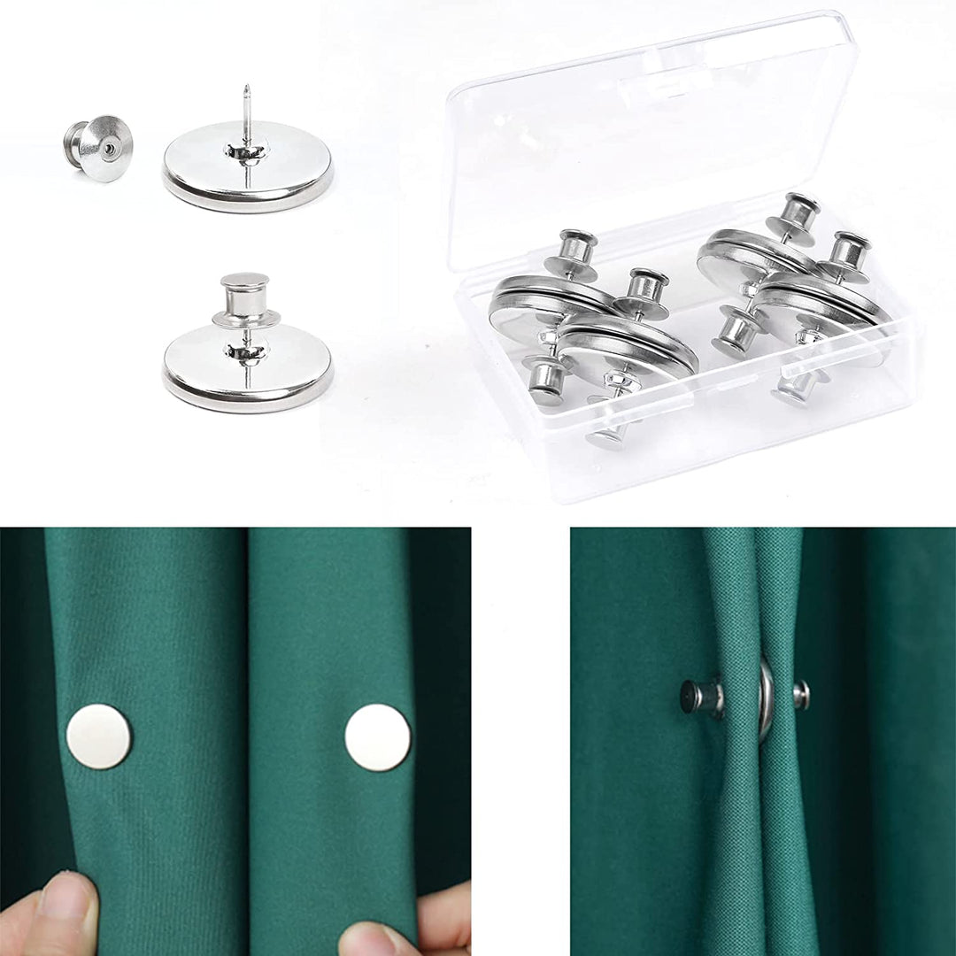 Lisslune | Magnetic Curtain Holder Clip Set