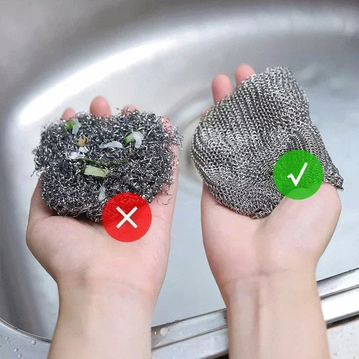 Lisslune | Non-Stick Iron Wipe Double Layer Wire Cleaning Cloth