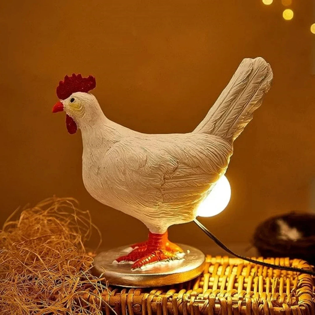 Lisslune | Farmhouse Chicken Table Lamp