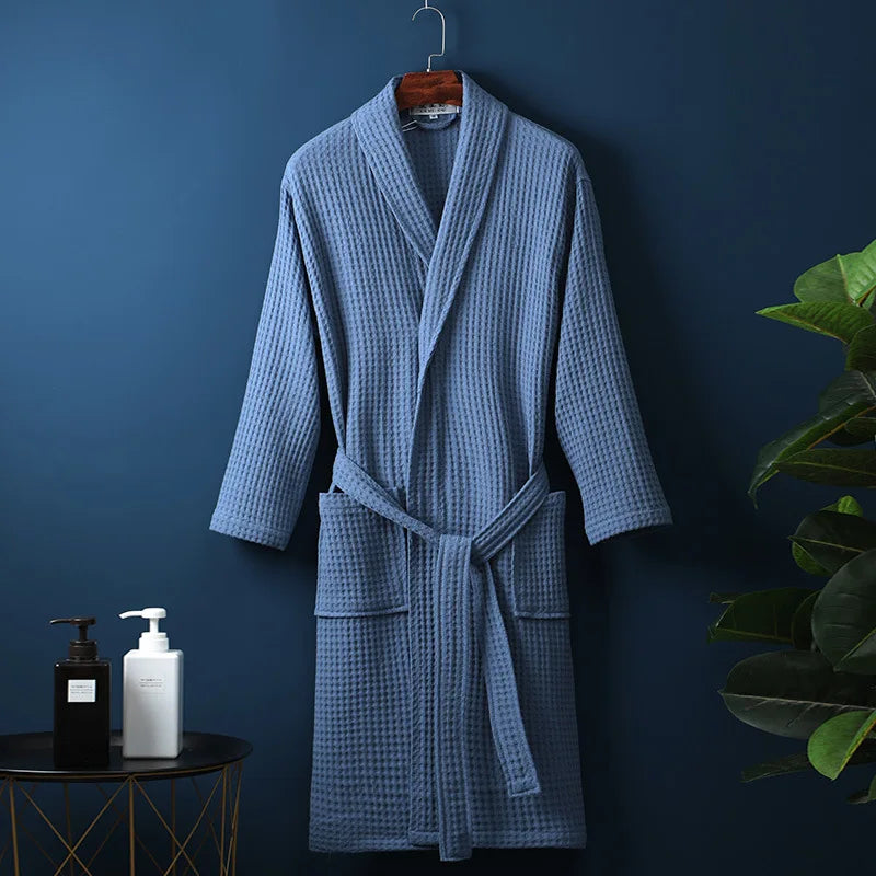 Lisslune | Bathrobe made of cotton – Soft breathable and perfect for home or spa