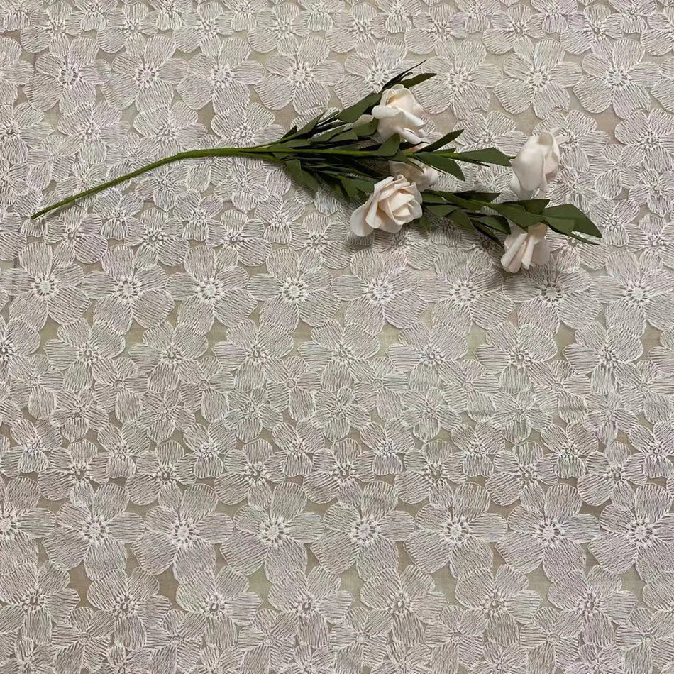 Rynx lace embroidered tablecloth, the white embroidered tablecloth, decorative table cover, for coffee tables