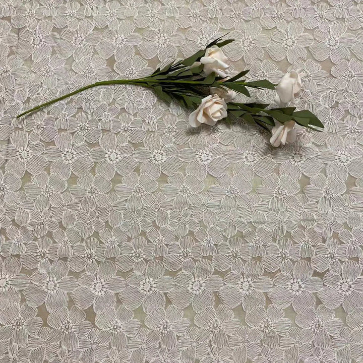 Rynx lace embroidered tablecloth, the white embroidered tablecloth, decorative table cover, for coffee tables