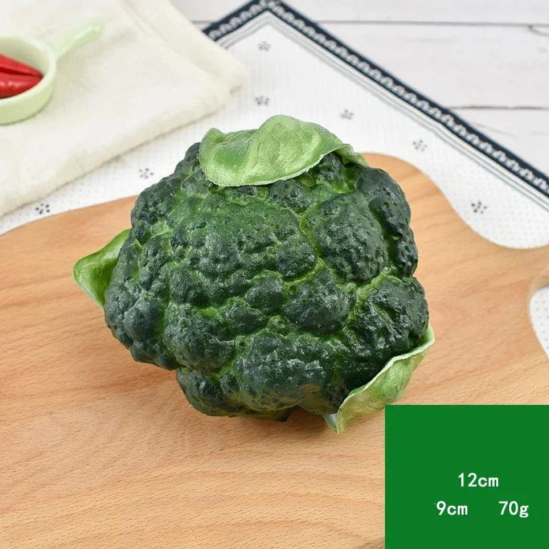 Lisslune | Life-Size Kitchen Vegetable Display Models - Decorative Artificial Ornaments for Culinary Education