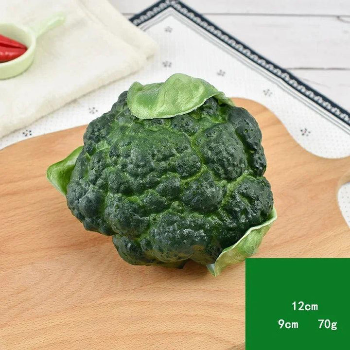 Lisslune | Life-Size Kitchen Vegetable Display Models - Decorative Artificial Ornaments for Culinary Education