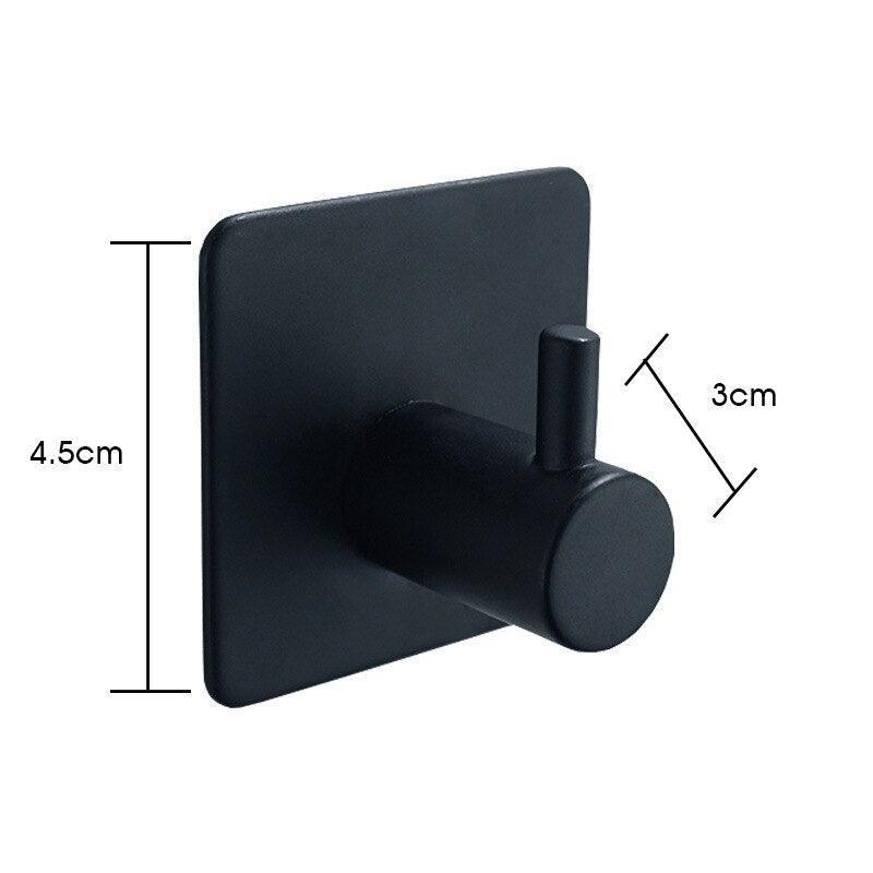 Lisslune | Over-Door Aluminum Hook Organizer: Stylish Storage Solution for Kitchen and Bathroom