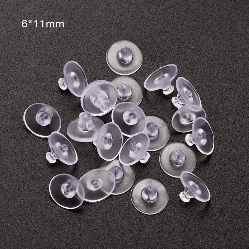 Lisslune | 500 Rubber Earring Back Stoppers: Essential Materials for Comfortable and Secure Jewelry Creations