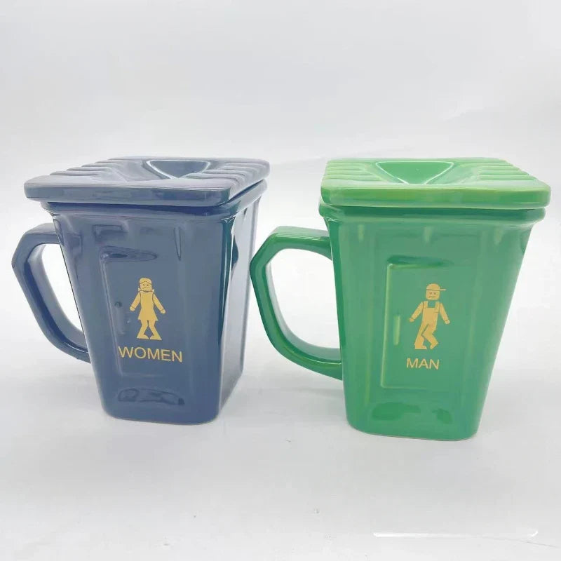 Lisslune | Squatting Toilet Shape Ceramic Mug