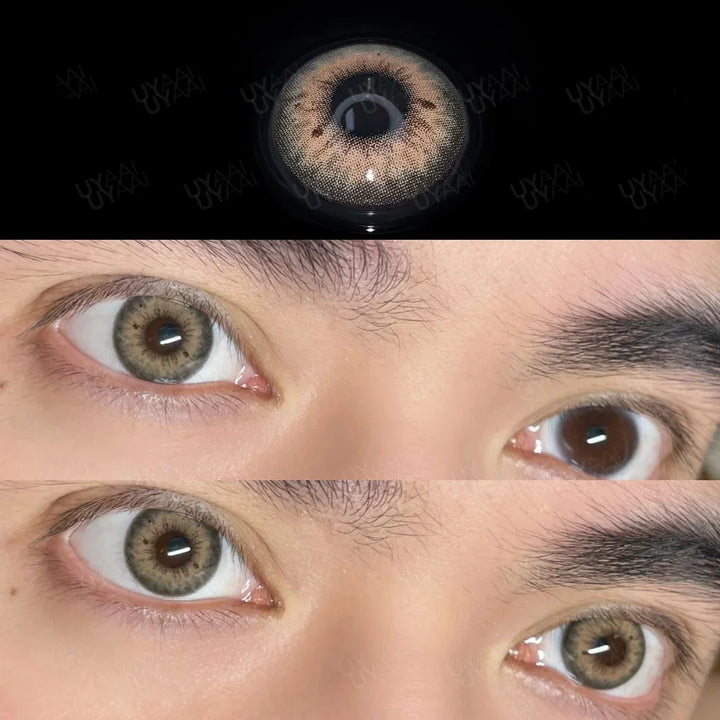 Rynx | 1 Pair Korean Lenses Black Spots Green Lenses Blue Lenses Gray Lenses Brown Lenses Colored Contact Lenses