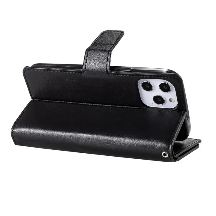 Lisslune | Foldable iPhone Leather Case with Card Slots
