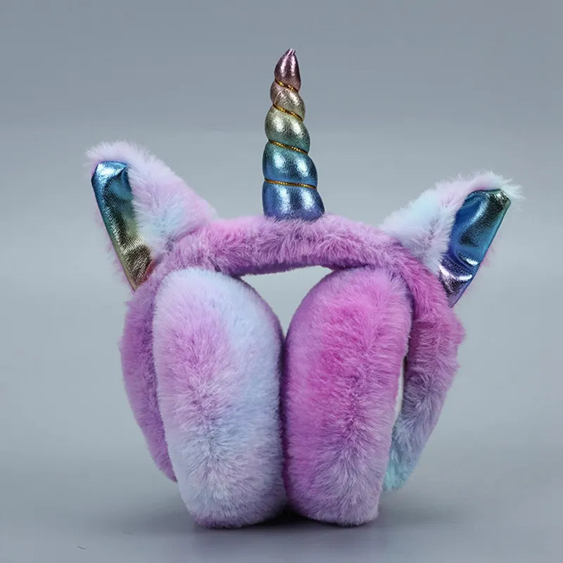 Lisslune | Kids Unicorn Plush Ear Warmers