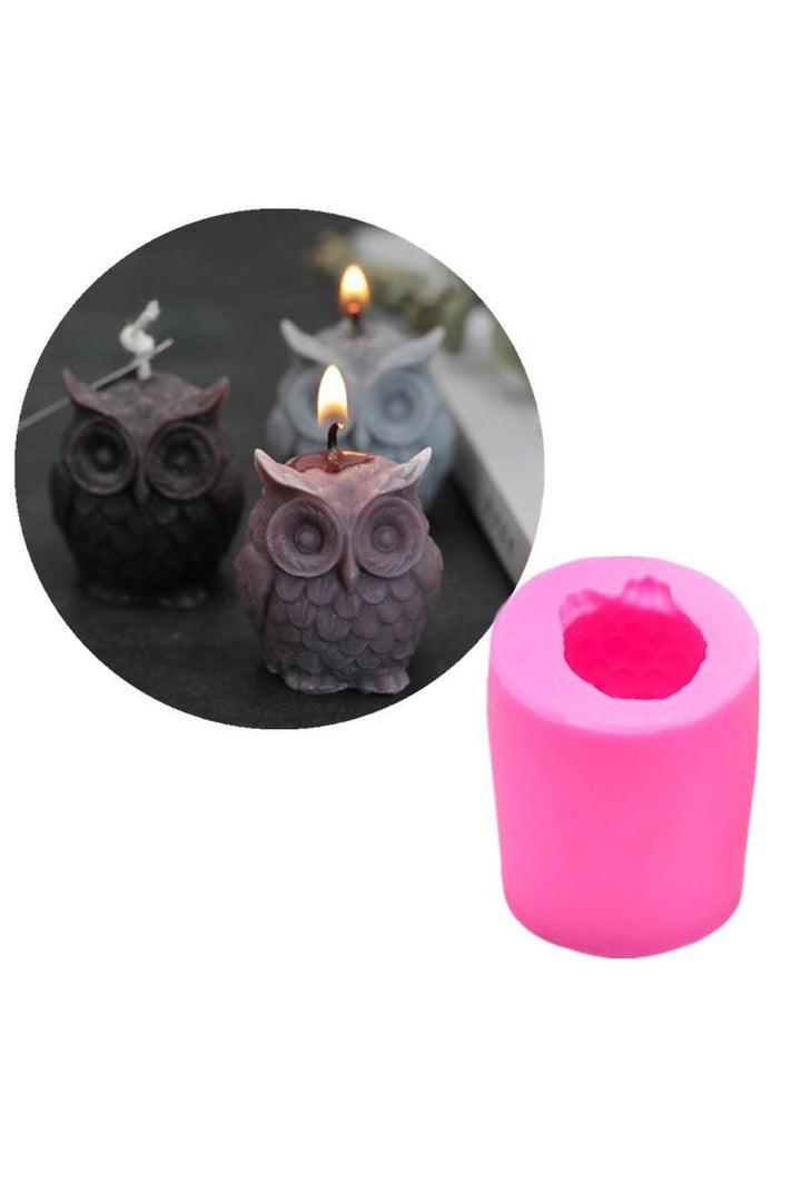 Lisslune | Owl Design Candle Shape