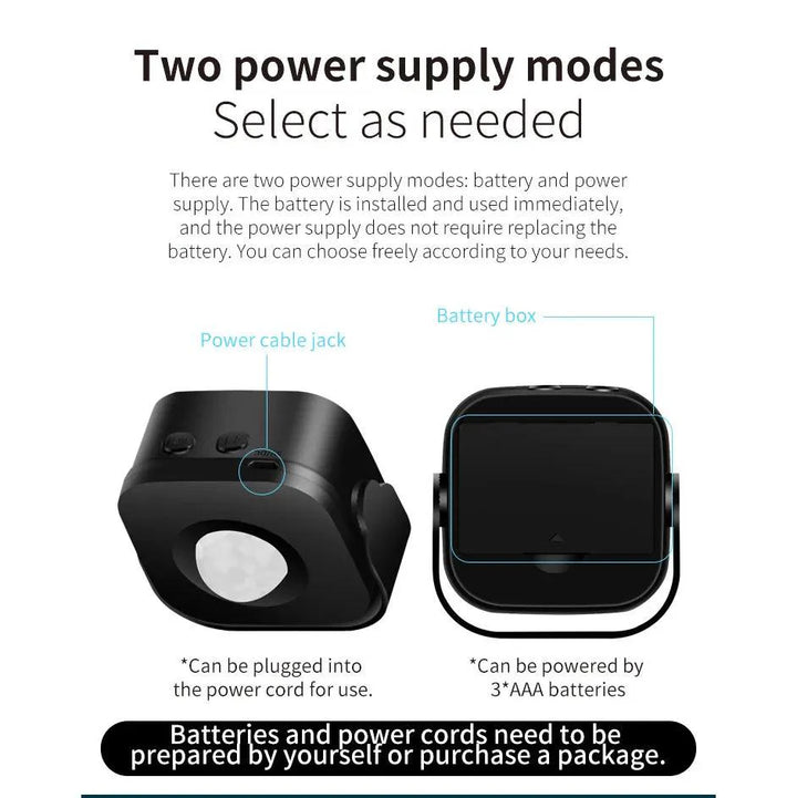 Lisslune | Wireless motion detection doorbell alarm with improved security and welcome message