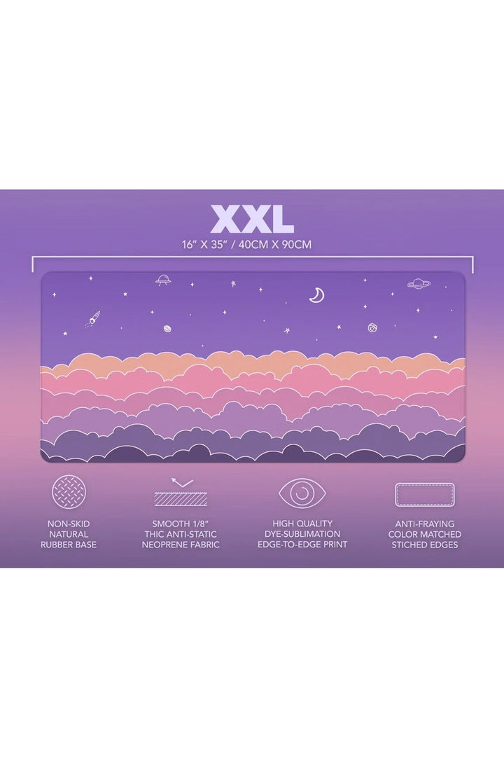 Lisslune | purple desk pad
