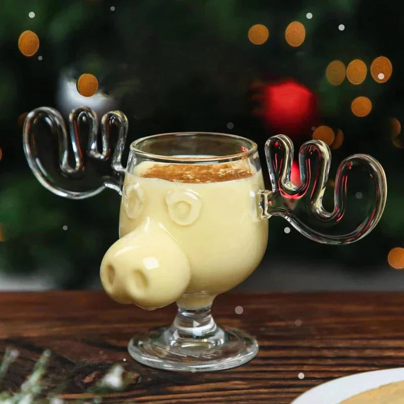 Lisslune | Nordic Antler Novelty Drinking Glass