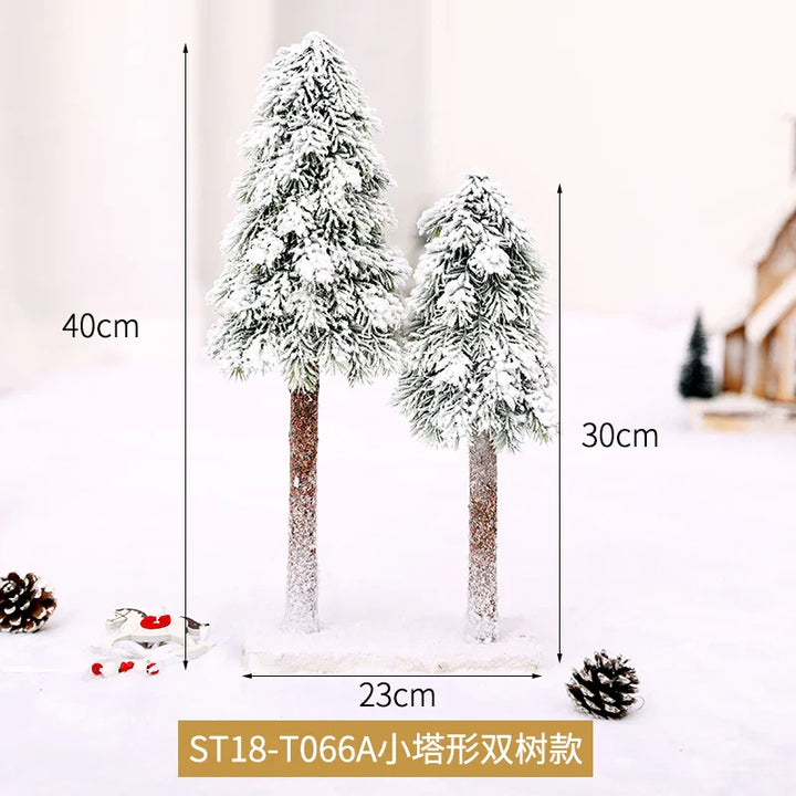 Rynx | Mini PE Christmas tree decoration Pine Topping Table Christmas tree Christmas home Party Wedding decoration New Year's gift