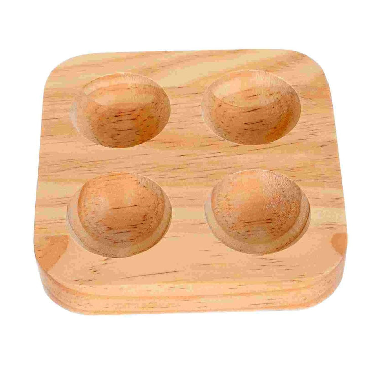 Lisslune | Charming rustic wood egg organizer for kitchen and fridge storage