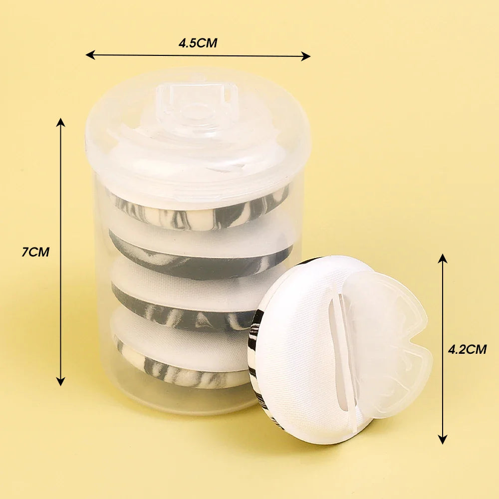 Rynx | 4PCS Butterfly Cosmetic Sponge Set Makeup Sponges Foundation Air Cushion Dry and Wet Use Soft Candy Cotton Powder Puff Makeup Tool