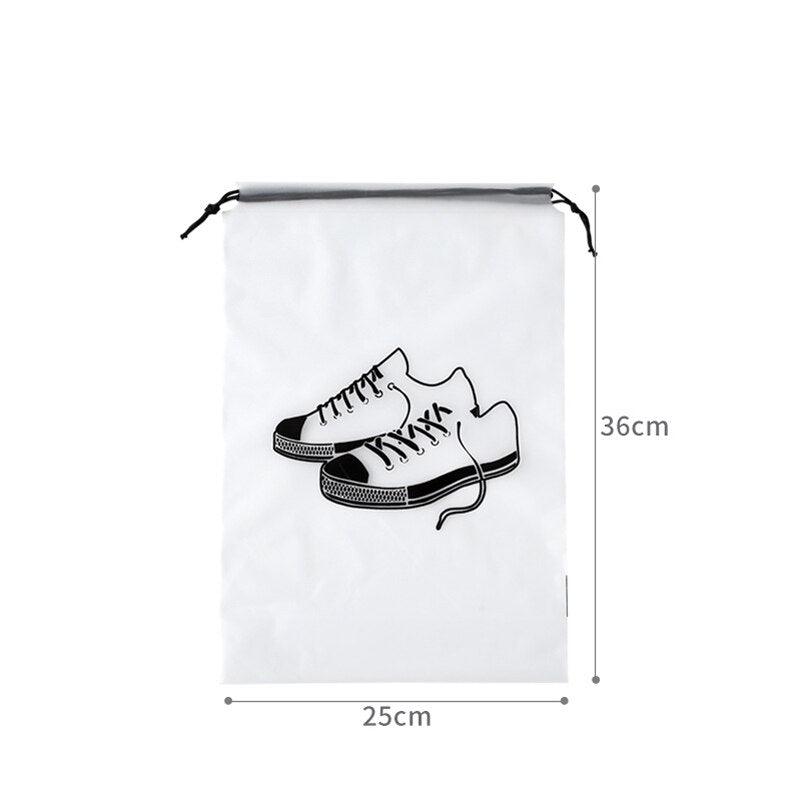 Lisslune | Matte Transparent Shoes Travel Organizer Set - Ultimate Storage Solution
