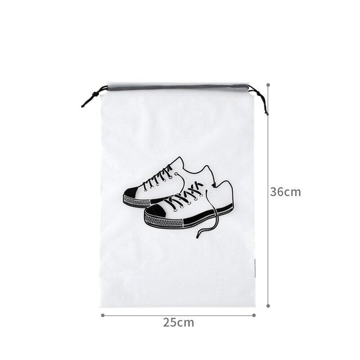 Lisslune | Matte Transparent Shoes Travel Organizer Set - Ultimate Storage Solution
