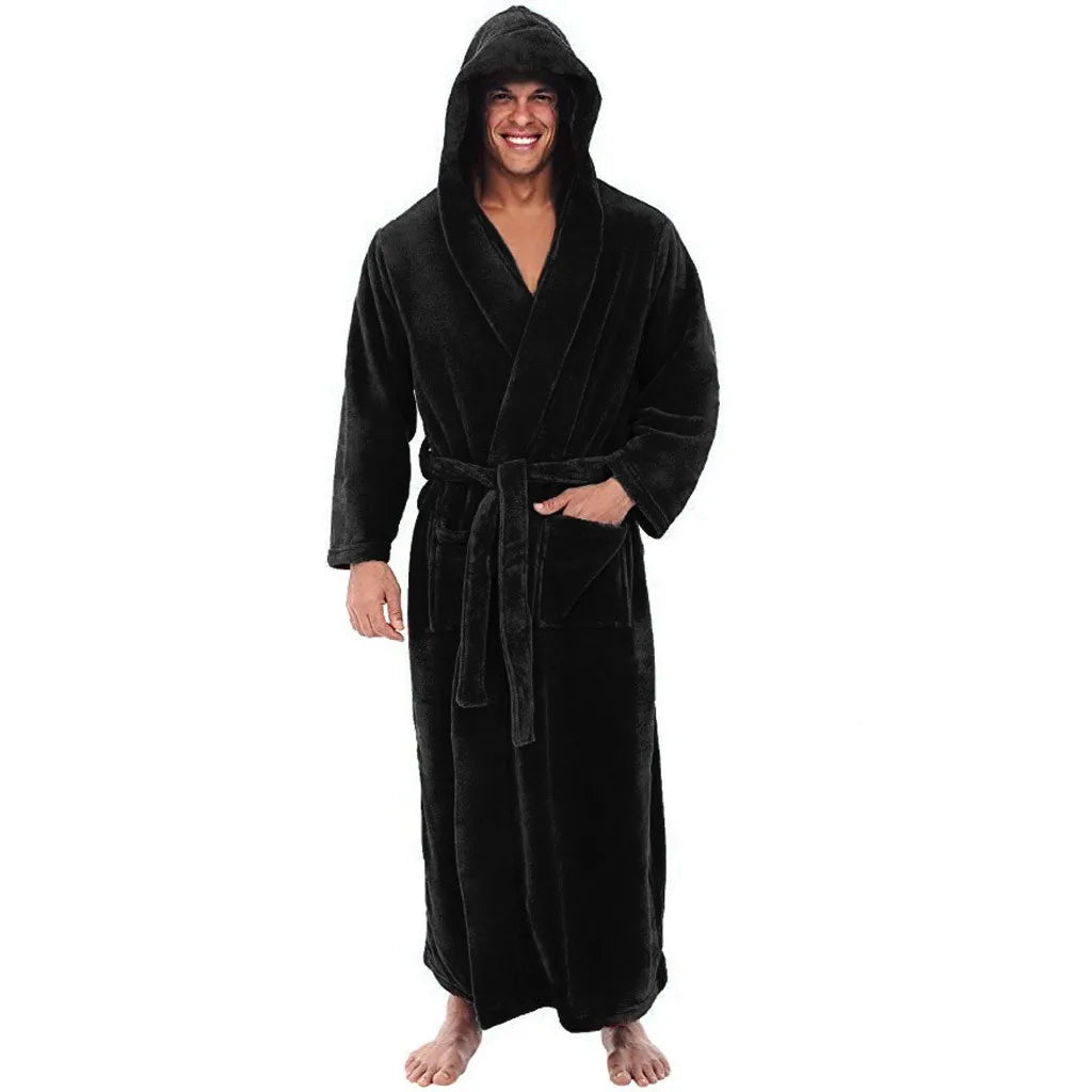 Lisslune | HoodedChill – Cozy Bathrobe for Men