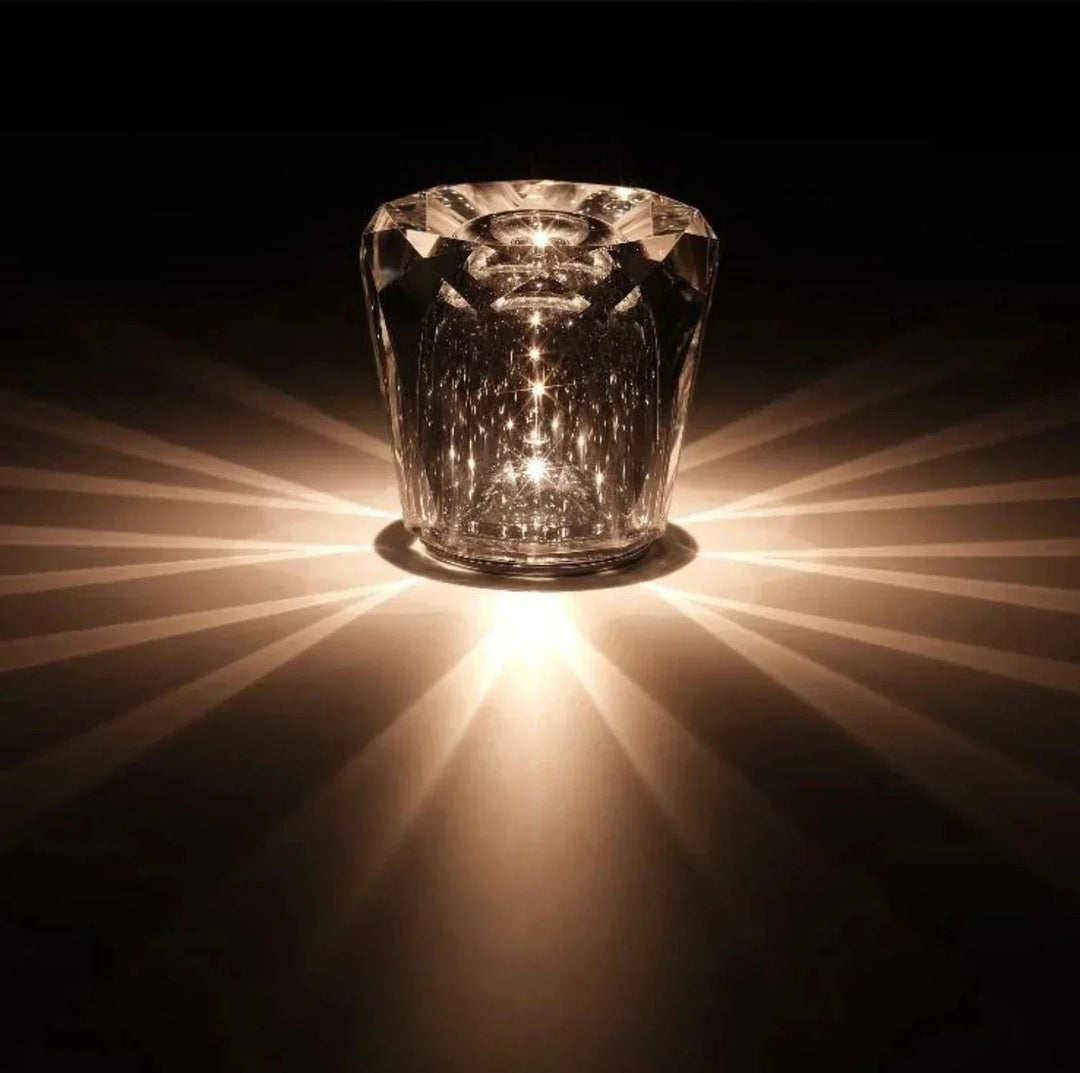 Lisslune | LumiGleam - Crystal faceted table lamp
