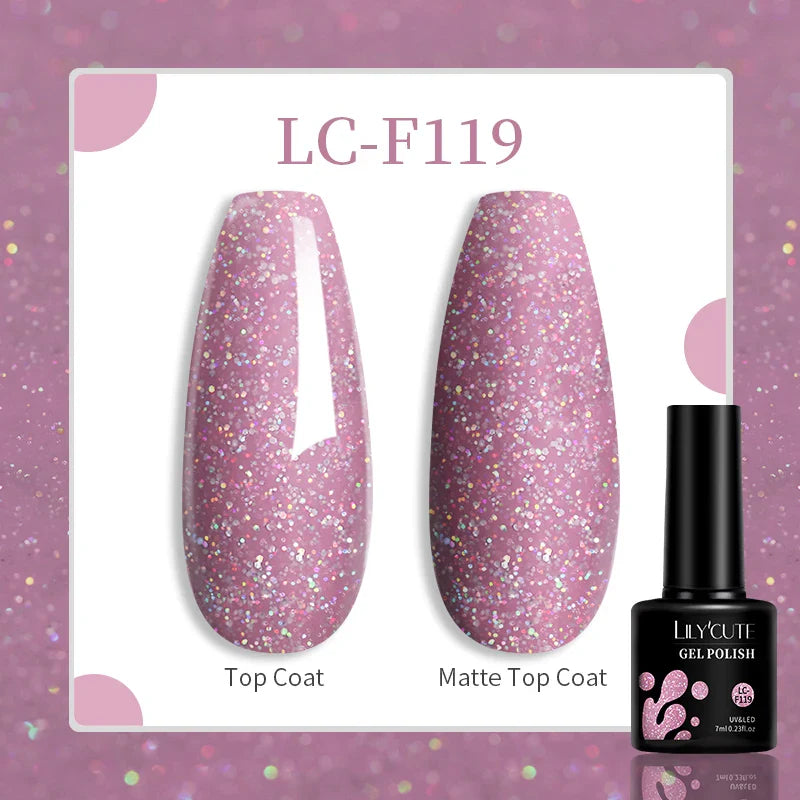 Rynx |7ML Snowlight Cat Magnetic Gel Nail Polish Grow-In-Dark Reflection Glitter Laser Semi-Permanent Soak Off UV Gel Nail Polish