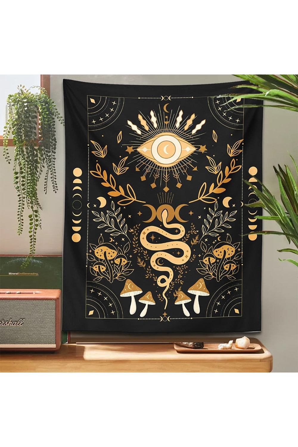 Lisslune | Snake Deal Wall Tapestry