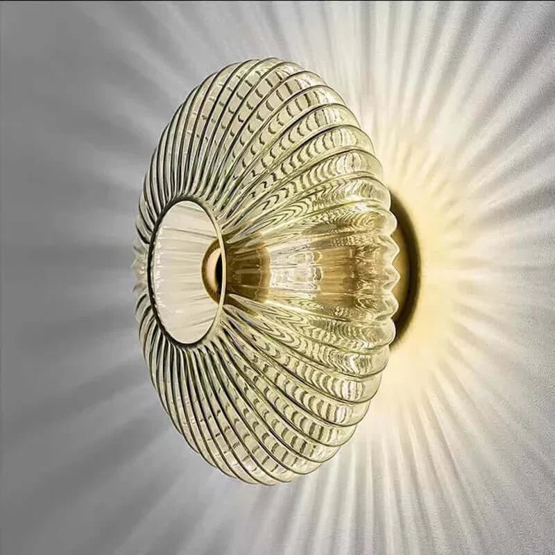 Lisslune | Radiant modern glass wall lamp