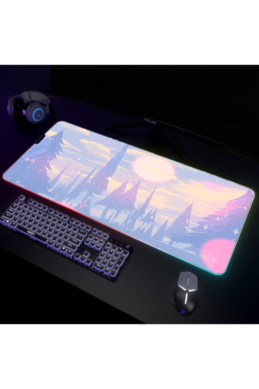 Lisslune | LED Gaming Mouse Pad