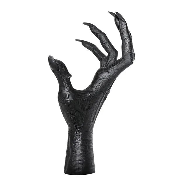 Rynx | Witch Hand Witch Decor Wall Hanging Statues Creative Wall Decoration Resin Aesthetic Art Sculpture Retro Wall Witch Hand Decoration