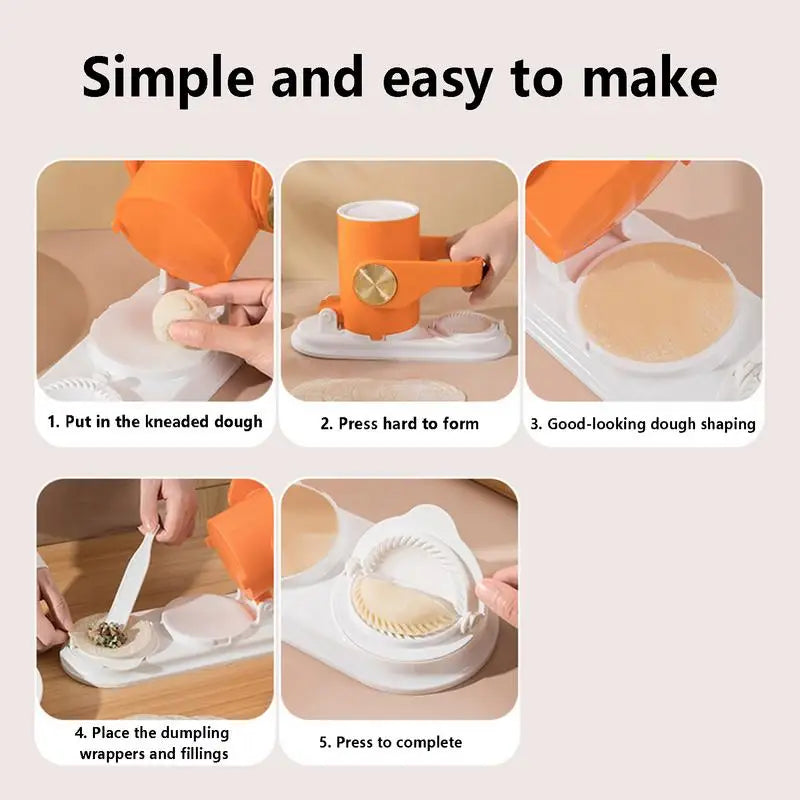 Lisslune | Dual-Function Dough Press Modelling Dumpling Maker Set