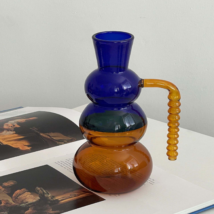 Lisslune | Chalice & Decanter made of colored glass