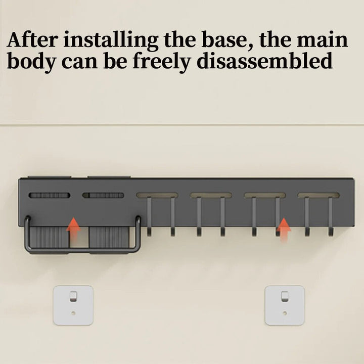 Lisslune | Modern Wall-Mounted Kitchen Organizer Tool Station