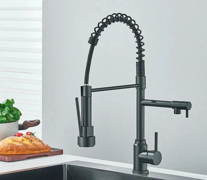 Lisslune | NickelPivot - 360° Rotating Kitchen Tap