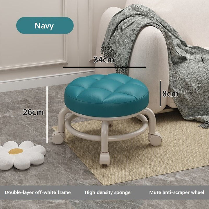 Lisslune | RollEase Mini Rolling Elegant Low Stool