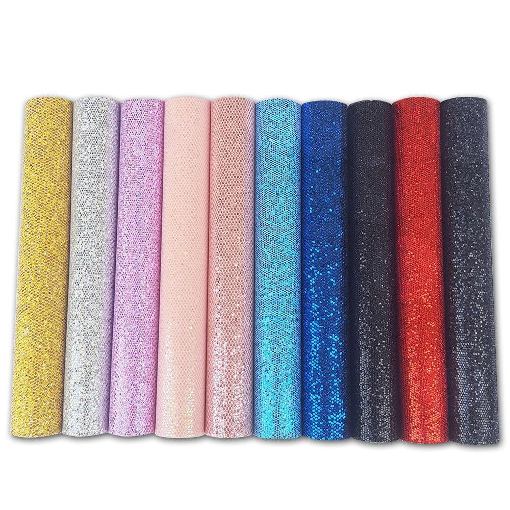 Lisslune | Golden Glitter Painted Woven Fabric Roll - Ignite Your Artistic Inspiration