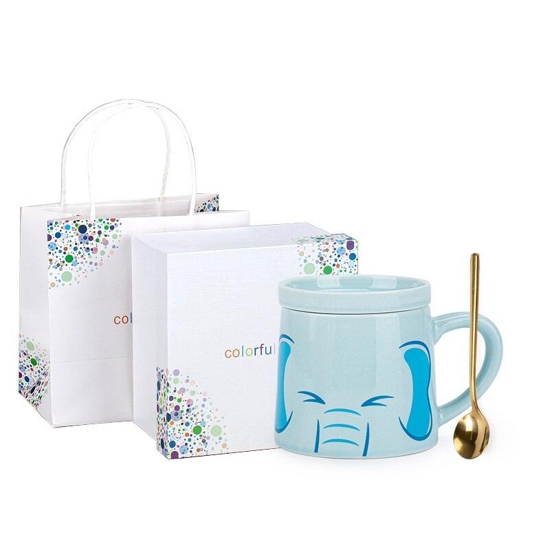 Lisslune | Beautiful cat-inspired ceramic mug set with matching spoon and lid