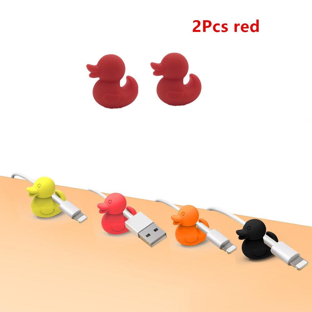 Lisslune | Silicone Cable Organizer Set: 5-Pack for tangle-free management