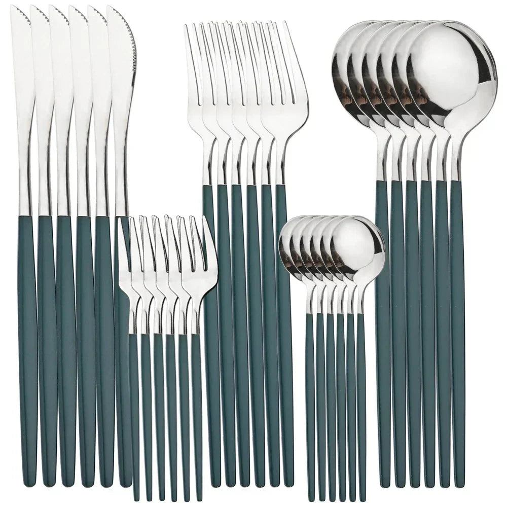 Lisslune | RoyalMirror – Luxury Gold Cutlery Set