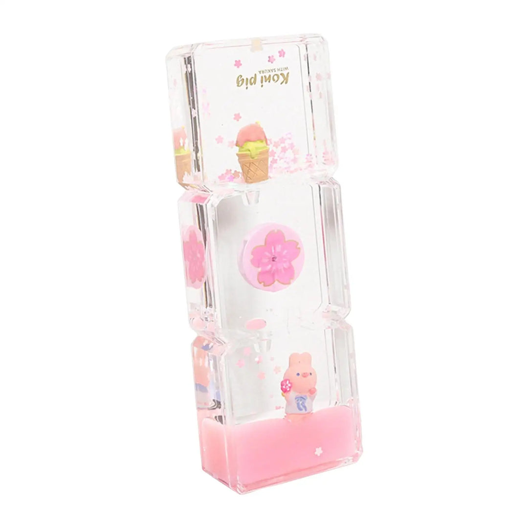 Lisslune | Floral Fantasy Liquid Cartoon Motion Hourglass