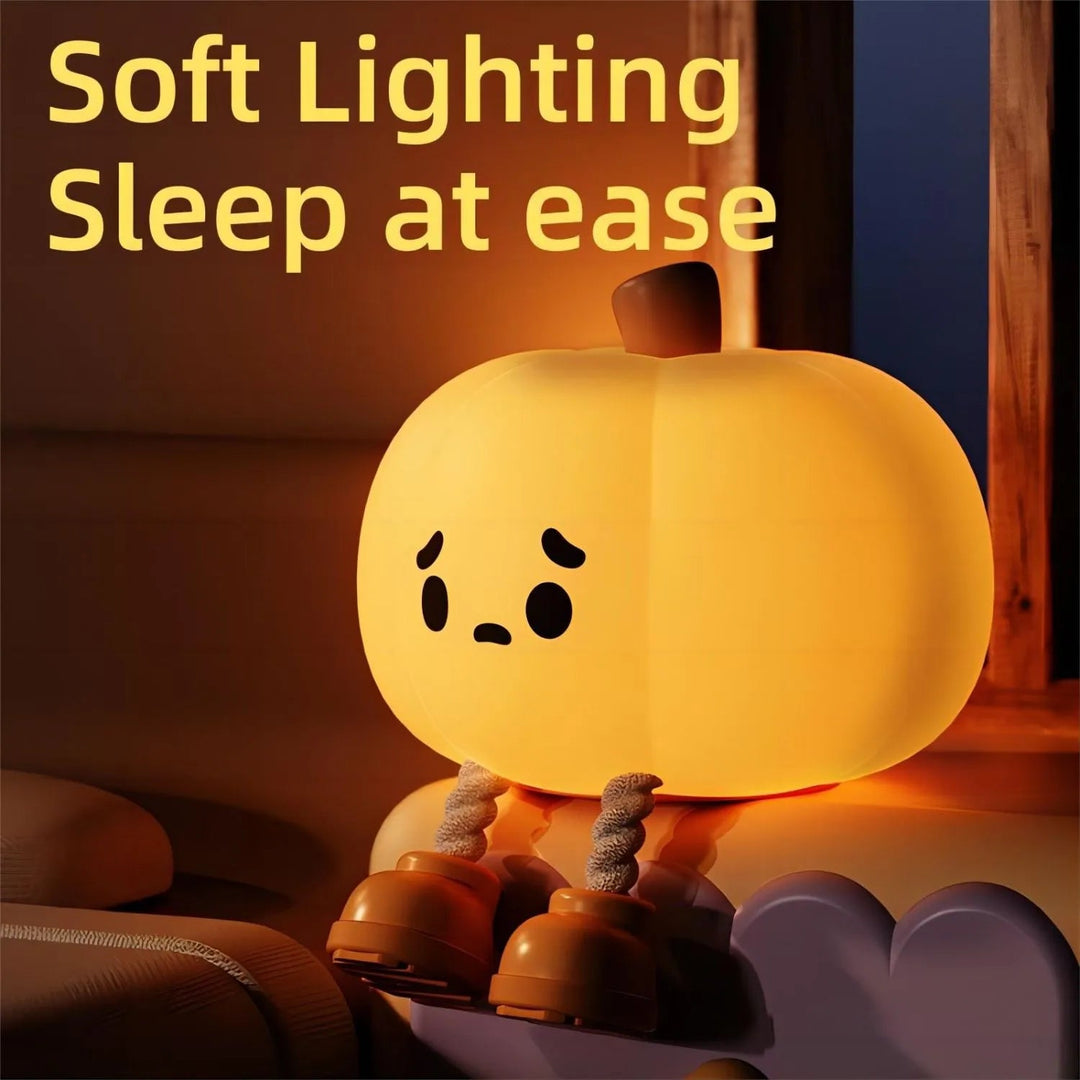 Lisslune | Sad Pumpkin Touch Sensor Lamp Decor